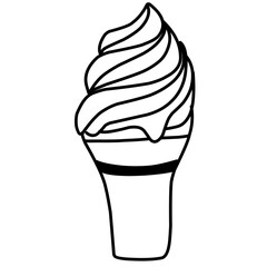 Poster - Doodle Ice Cream Vector