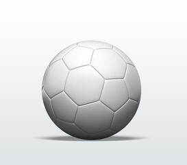 Wall Mural - Classic football or soccer ball on desk