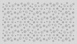 Embossed snowflakes background - digital illustration.