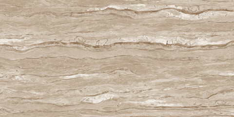 Wall Mural - Travertine brown marble background for ceramic tiles