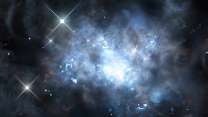 Wall Mural - loopable interstellar journey