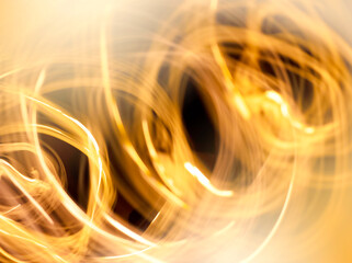Wall Mural - abstract blurred background with golden lines and streaks