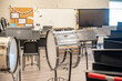 © Lost_in_the_Midwest - High school band practice room for music education.