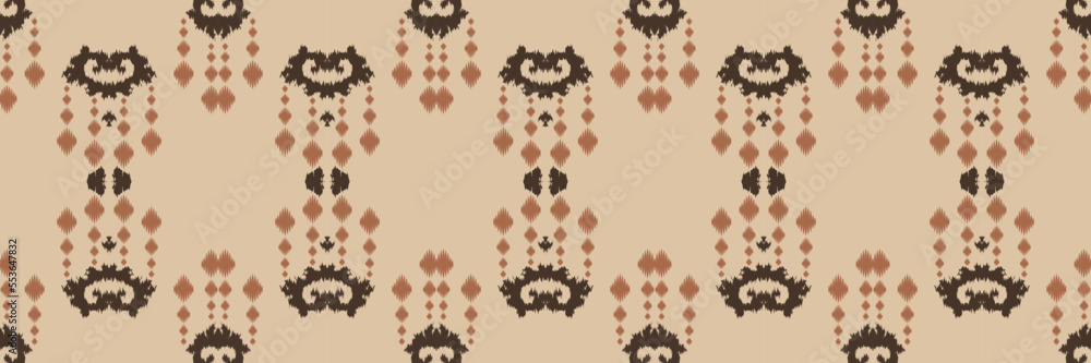 Ikat designs tribal background Seamless Pattern. Ethnic Geometric Ikkat Batik Digital vector textile Design for Prints Fabric saree Mughal brush symbol Swaths texture Kurti Kurtis Kurtas