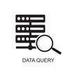 data query icon , server icon
