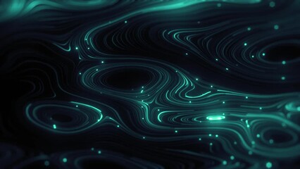 Wall Mural - abstract digital web network and flowing data lines/ 4k animation of an abstract technology backgrou