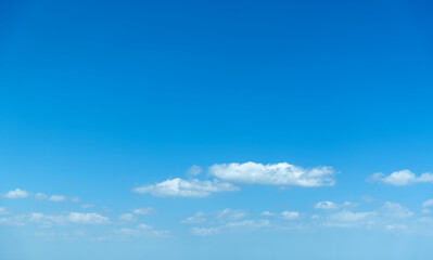 Wall Mural - white clouds are in the blue sky