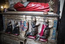Funeral Effigy In Collegiate Church Of St Peter At Westminster Abbey 15th Century. London, UK