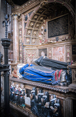 Wall Mural - Funeral effigy in Collegiate Church of St Peter at Westminster Abbey 15th century