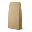 Paper food bakery pouch isolated