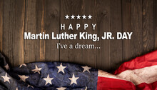 Happy Martin Luther King Day Celebration On 16 January.