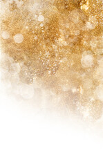 Wall Mural - golden christmas background