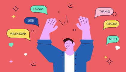 language school landing webpage template