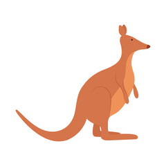 Canvas Print - kangaroo animal icon