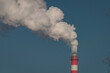 © luzkovyvagon.cz - Color chimney with white smoke and blue background
