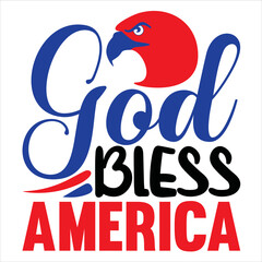 Wall Mural - GOD bless america