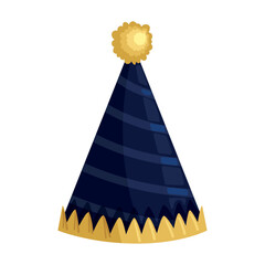 Sticker - blue party hat