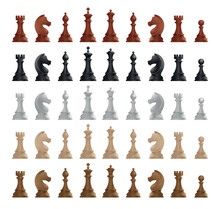 Chess Pieces Color Set