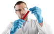 © BillionPhotos.com - Scientist man with liquid in researcher test tube
