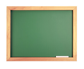 Transparent PNG Blank Blackboard with A Piece of Chalk.