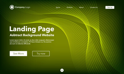 Gradient abstract background. Landing Page. Template for websites or apps. Modern design. Abstract vector style