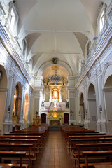 Wall Mural - interior Church and Convent of Santa Maria del Gesù di Montesalvo XVII century Enna Sicily Italy