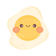 Poster - egg fried kawaii