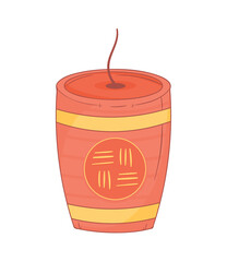 Wall Mural - chinese fireworks gunpowder barrel