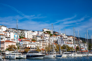 Wall Mural - Skiathos town on Skiathos island, Greece	