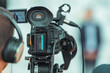 © Microgen - TV Camera Recording a Publicity Event
