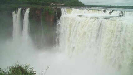 Wall Mural - Iguazu Falls from the Argentinian side, Devil's Throat