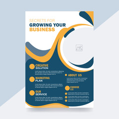  Business corporate flyer design promotion banner background template