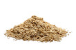 pile of oatmeal isolated, png file