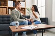 © Krakenimages.com - Man and woman arguing having couple therapy session at psychology clinic
