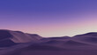 © RocknRoller Studios - Desert Landscape with Sand Dunes and Lilac Gradient Sky. Empty Modern Background.