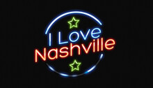 I Love Nashville Neon Sign