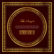 © Phoebe Yu - Luxury golden square and round frame set