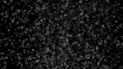 Wall Mural - festive christmas background with flying snowflakes and shimmering particles.