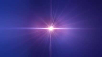 Wall Mural - loop center rotating glow colorful orange lights optical lens flares shine animation art for screen 