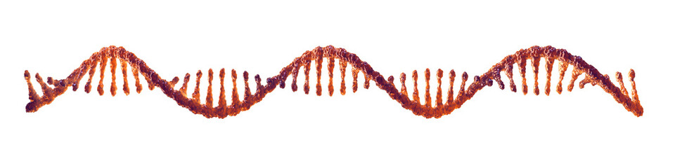 Poster - Single strand ribonucleic acid (RNA) isolated. mRNA vaccine research concept