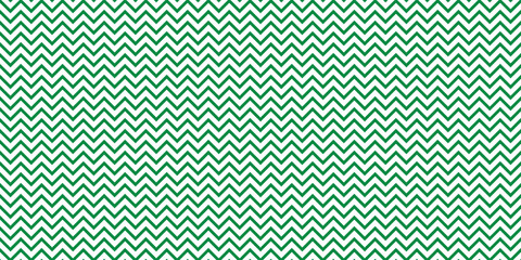 Canvas Print - Seamless green zig zag pattern