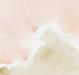 Poster - Abstract pastel watercolor background, watercolor paper textured for design templates invitation card