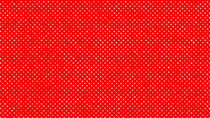 Wall Mural - Led screen. Pixel textured display. Digital red background with white dots. Lcd monitor. Color electronic diode effect. Television videowall. Projector grid template. wallpaper,  head for website