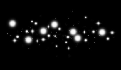 Wall Mural - abstract blurry star light for background design