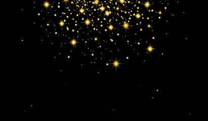 Wall Mural - sparkling stars for abstract backgrounds and overlays