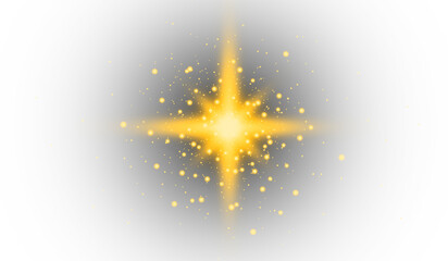 Wall Mural - twinkle golden star pattern for photo effect and overlay. abstract blurry star light texture for bac