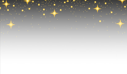 Wall Mural - twinkle golden star pattern for photo effect and overlay. abstract blurry star light texture for bac