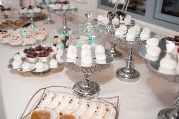 Poster - Candy bar at a wedding with different sweets