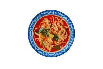 Wall Mural - Malatang, chinese spicy numbing hot soup
