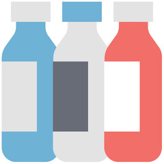 Canvas Print - Bottles